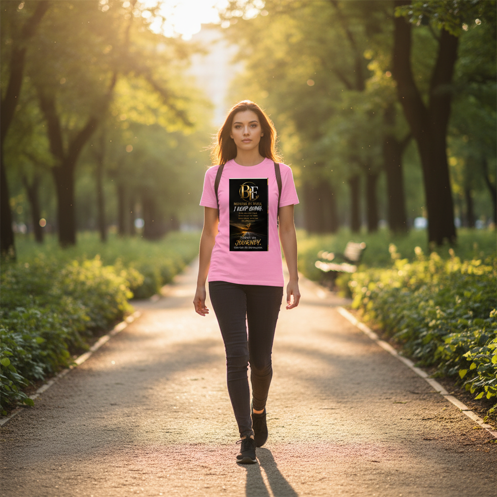 Because of Faith-I keep Going Tee