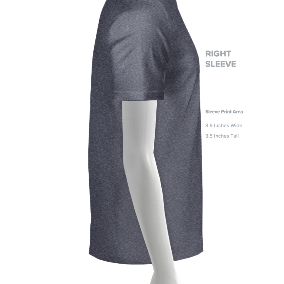 HEATHER NAVY - G200 - SLEEVE_RIGHT
